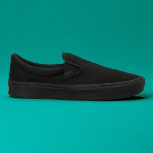 Vans Bayan Kaykay Ayakkabısı ComfyCush Slip-On Siyah Yeni Sezon | 33916-709